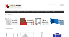 Desktop Screenshot of displaycontainers.co.uk