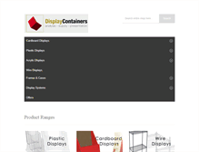 Tablet Screenshot of displaycontainers.co.uk